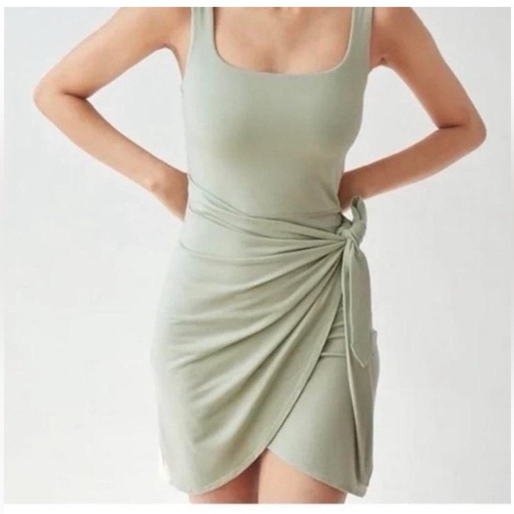 Wilfred Sage Green Mini Dress